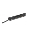 Listwa zasilająca PDU 10'''', 1U, 3 gniazda Schuko, 16A, 4000W, aluminiowa, 2m - nr 14