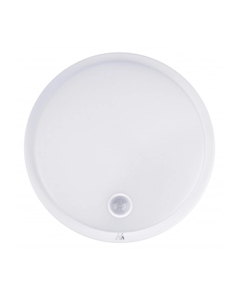 MACLEAN LAMPA LED Z CZUJNIKIEM RUCHU, CZUJNIK PIR, KOLOR BIAŁY, 10W, IP65, 1000LM, BARWA NEUTRALNA MCE525 W nr 1