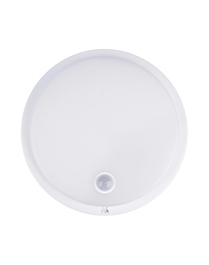 MACLEAN LAMPA LED Z CZUJNIKIEM RUCHU, CZUJNIK PIR, KOLOR BIAŁY, 10W, IP65, 1000LM, BARWA NEUTRALNA MCE525 W główny