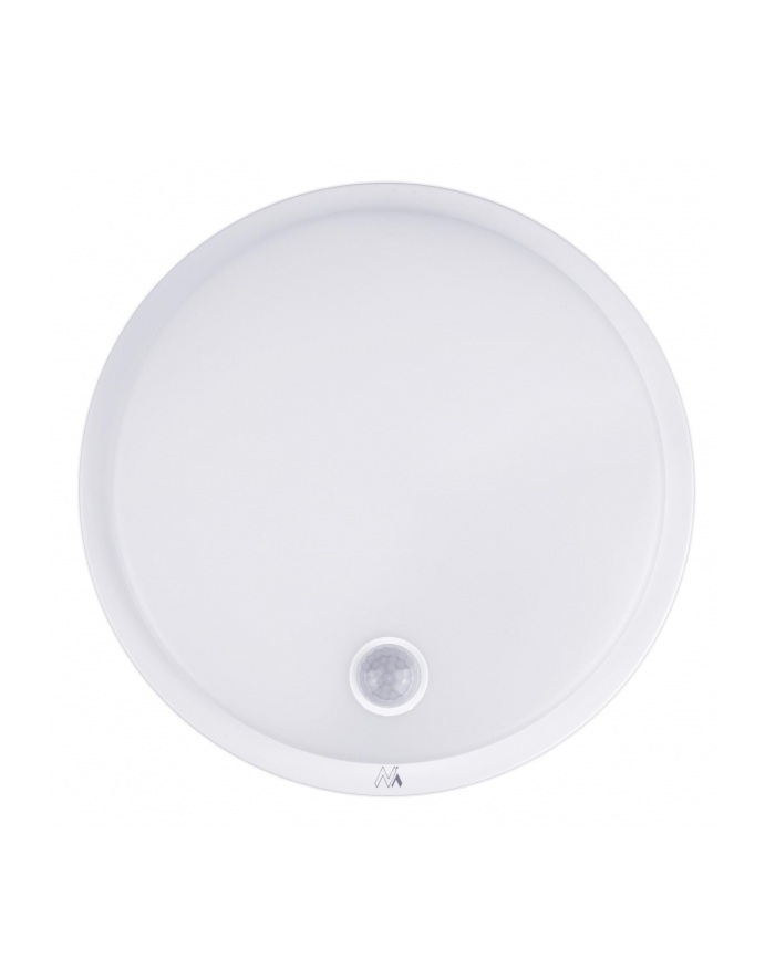 MACLEAN LAMPA LED Z CZUJNIKIEM RUCHU, CZUJNIK PIR, KOLOR BIAŁY, 10W, IP65, 1000LM, BARWA NEUTRALNA MCE525 W główny