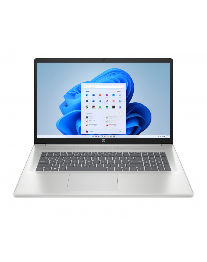 hewlett-packard HP 17-cn4009nw Core 5 120U 173'';FHD 300nits AG 16GB DDR4 SSD512 IrisXe Cam1080p 41Wh Win11 Natural Silver 2Y główny