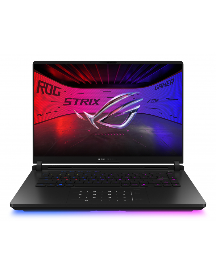 ASUS ROG Strix SCAR 16 G635LX-U9644W Ultra 9 275HX 160'';25K Mini LED 240Hz 1200nits AG 64GB DDR5 5600 2xSSD2TB GeForce RTX 5090 24GB WLAN+BT LAN Cam1080p 90WHrs Win11 Off Black główny