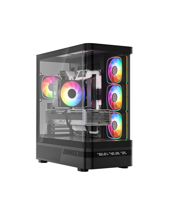 MODECOM OBUDOWA VOLCANO AQ 200 ARGB MIDI CZARNA główny