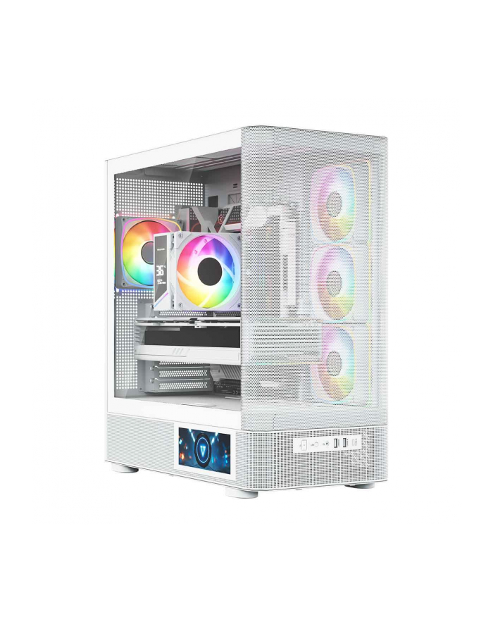 MODECOM OBUDOWA VOLCANO AQ 400 ARGB MIDI BIAŁA główny