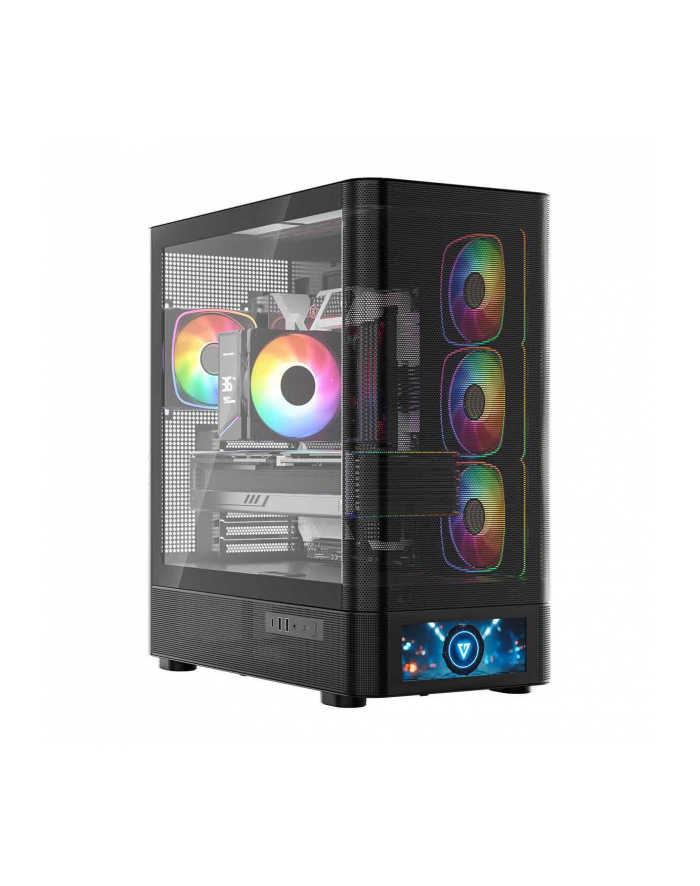 MODECOM OBUDOWA VOLCANO AQ 500 ARGB MIDI CZARNA główny