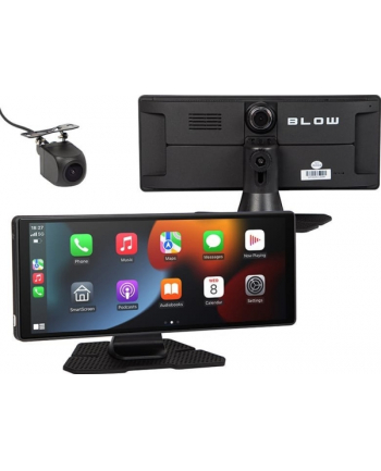 STACJA MULTIMEDIALNA BEZPRZEWODOWA CARPLAY50 BLOW Z WIDEOREJESTRATOREM I KAMERĄ COFANIA