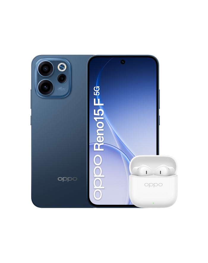 Oppo Reno 15 F 5G 8/256GB Twilight Black + słuchawki enco Buds3 główny