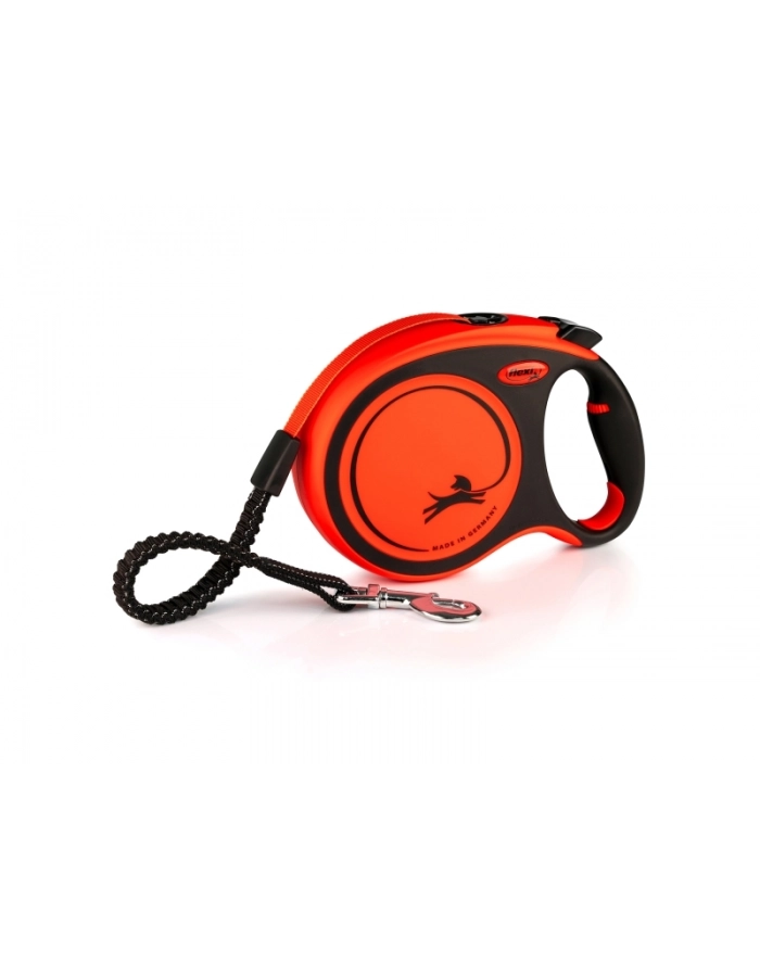 FLEXI Smycz XTREME L taśma 8m - do 55kg pomarańczowa główny
