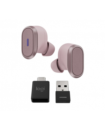 Logitech Zestaw słuchawkowy Zone True Wireless Rose
