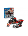 LEGO City 60493 - Ciężarówka F1 z bolidem Audi F1 - nr 1