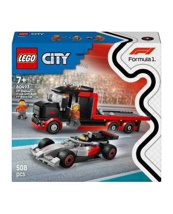 LEGO City 60493 - Ciężarówka F1 z bolidem Audi F1 nr 1