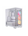 Obudowa Corsair 3500X LXR LINK Tempered Glass Mid-Tower, White - nr 12