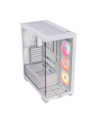 Obudowa Corsair 3500X LXR LINK Tempered Glass Mid-Tower, White - nr 3