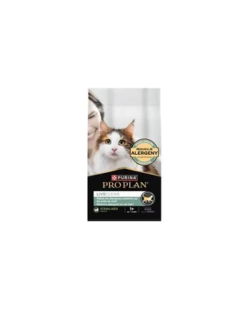 purina nestle PURINA PRO PLAN LIVECLEAR STERILISED ADULT Bogata w Indyka 2,8kg nr 1