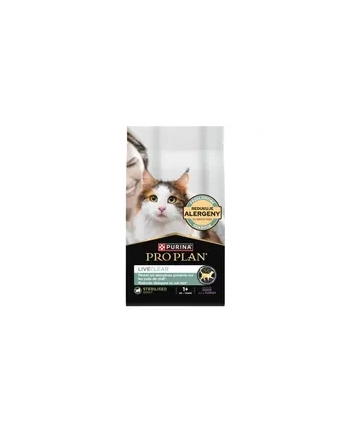 purina nestle PURINA PRO PLAN LIVECLEAR STERILISED ADULT Bogata w Indyka 1,4kg nr 1