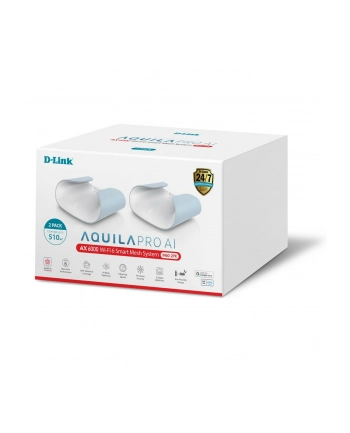 D-Link Router Aquila Pro AI M60-2 AX6000 Wi-Fi 6 Smart Mesh (2-pak)