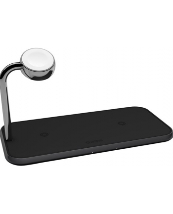 Zens Akcesoria Dual+Watch Alu Wless Charger Black