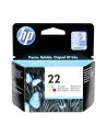 Tusz HP kolor Nr 22 do HP Deskjet 3920, 3940, D1360, D2360, F380, C9352AE (C9352AE#UUQ) - nr 9