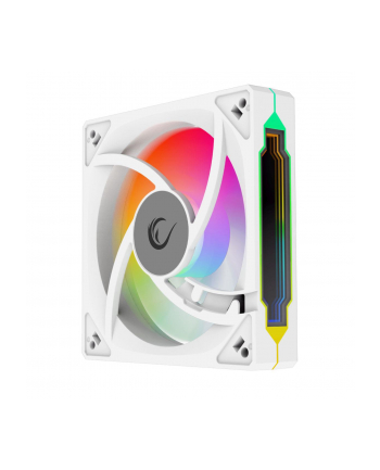 Wentylator do obudowy Rampage 7C-120S 120MM 1800RPM Infinite loop ARGB biały PWM