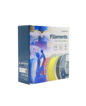 gembird Filament PLA High Speed, 1,75 mm, 1 kg, biały