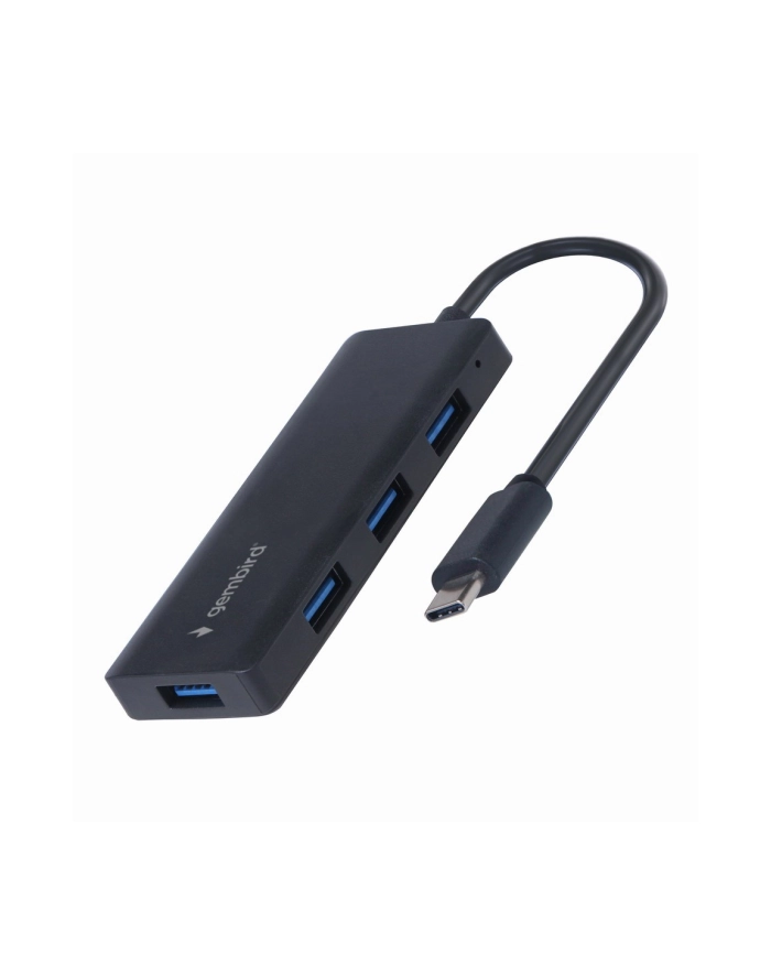 gembird HUB 4-portowy USB 3.1 (Gen 1) typu C, czarny główny