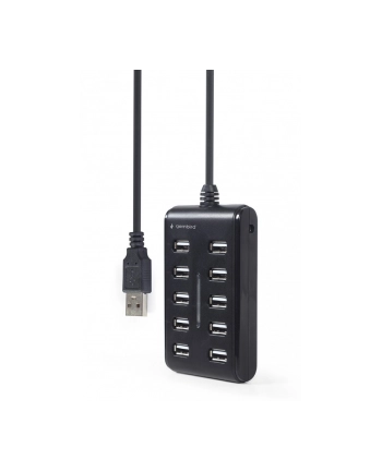 gembird HUB USB 2.0 10-portowy czarny