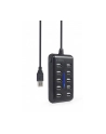 gembird HUB USB 2.0 10-portowy czarny - nr 5