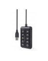 gembird HUB USB 2.0 10-portowy czarny - nr 7