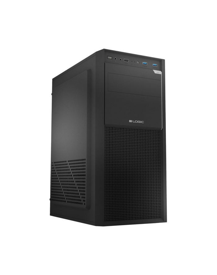 logic concept Obudowa LOGIC J23 PRO ATX/mATX Midi USB-C / USB 3.0 Black bez zasilacza główny