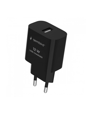 gembird Ładowarka uniwersalna USB, 2.4 A, czarna