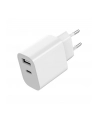 gembird Ładowarka uniwersalna USB 2-portowa (A+C), 2.4 A, biała - nr 5
