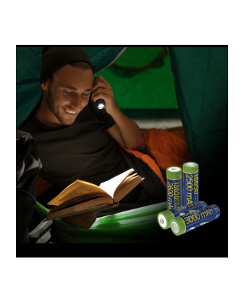 gembird Akumulator litowo-jonowy typ 18650 (10C), 3.7V, 3000mAh z płaskimi biegunami nr 1