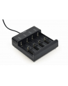 gembird Ładowarka akumulatorów USB Ni-MH + Li-ion, czarna - nr 1