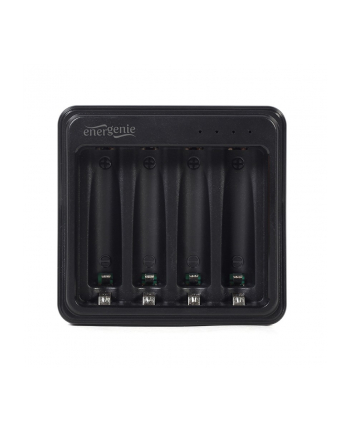 gembird Ładowarka USB do akumulatorów AA/AAA, czarna nr 1