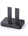 gembird Stacja dokująca do komputerów stacjonarnych z dwoma dyskami SSD USB typu C, M.2 NVME (i SATA), czarna - nr 1
