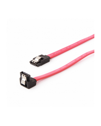 gembird Kabel do dysków SATA DATA III (6GB/S)10cm metalowe zatrzaski kątowy