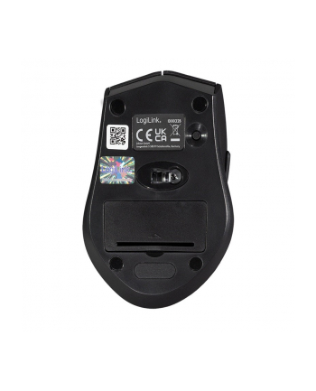 logilink Mysz bezprzewodowa BT 5.0,ergonomiczna, czarna