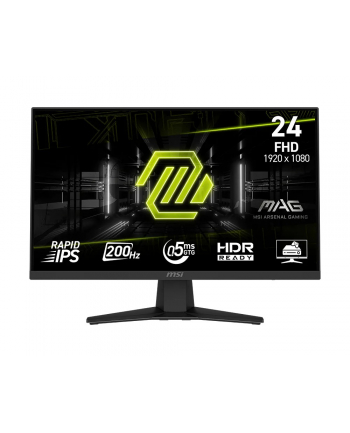 msi Monitor 23.8 cala MAG 244F LED/FHD/Flat/200Hz/czarny