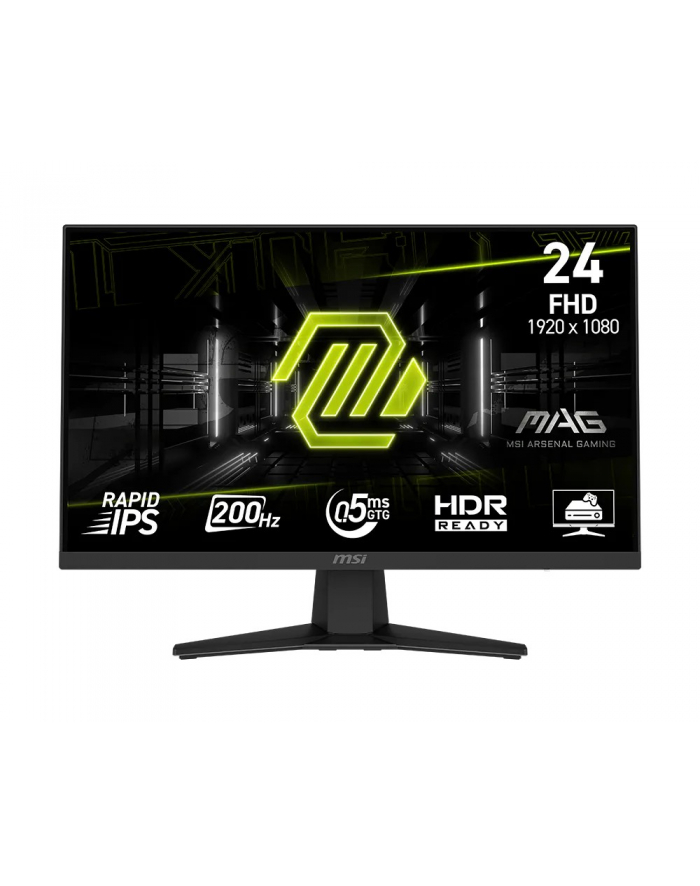 msi Monitor 23.8 cala MAG 244F LED/FHD/Flat/200Hz/czarny główny