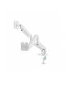gembird Ramię biurkowe  na dwa monitory regulowane, od 17 do 32 cale obciążenie do 10kg, kolor biały - nr 1