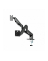 gembird Ramię biurkowe na dwa monitory regulowane, od 17 do 32 cala obciążenie do 10kg, kolor czarny - nr 1