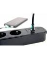 gembird Inteligentna listwa zasilająca Tuya 4xFR 2xUSB-A 1xUSB-C Czarna - nr 2