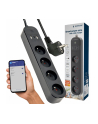gembird Inteligentna listwa zasilająca Tuya 4xFR 2xUSB-A 1xUSB-C Czarna - nr 4