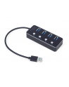 gembird HUB 4-portowy USB 3.1 (Gen 1) z przełącznikami czarny - nr 4