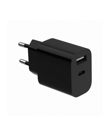 gembird Ładowarka uniwersalna USB 2-portowa (A+C), 2.4 A, czarna nr 2