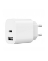 gembird Ładowarka uniwersalna USB 2-portowa (A+C), 2.4 A, biała - nr 1