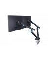 digitus Ramię biurkowe podwójne z zaciskiem i sprężyną mechaniczną 2x LCD max. 35' obciążenie 2x10kg, VESA: 75x75, 100x100, czarne - nr 27