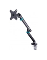 digitus Ramię biurkowe pojedyncze z zaciskiem i sprężyną mechaniczną 1x LCD max. 35' 10kg, VESA: 75x75, 100x100, czarne - nr 32