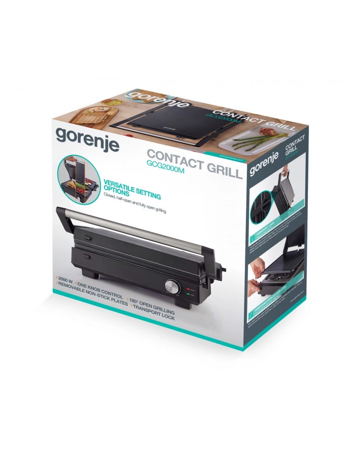 Gorenje Multifunctional Grill | GCG2000M | Grill | Black główny