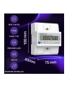 qoltec Trójfazowy elektroniczny licznik z resetem | miernik zużycia energii na szynę DIN | 400V | 100A | LCD | LED | 4P - nr 9